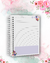 AGENDA FLORAL ROXO COM ROSA 1 VL1 001 - comprar online