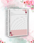 AGENDA FLORAL VINHO 1 VL1 001 - comprar online