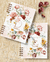 CADERNO FLORAL ALFABETO A Z - loja online