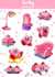 cartela de adesivos do kirby - comprar online