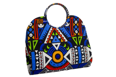 Bolsa Africana de Mão Retangular