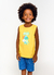 Regata Infantil Menino Estampa Animal – Amarelo e Azul Piscina - comprar online