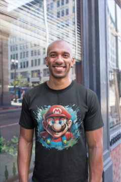 Imagem do Camiseta Mario Splash unissex com mangas curtas