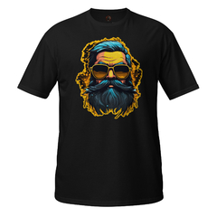 Camiseta modern bearded man yellow unissex com mangas curtas