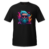 Camiseta modern bearded man with glasses unissex com mangas curtas