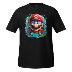 Camiseta Mario Splash unissex com mangas curtas - BraveBeasts