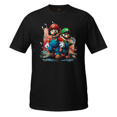 Camiseta Mario and Luigi Splash unissex com mangas curtas - BraveBeasts