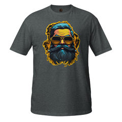 Camiseta modern bearded man yellow unissex com mangas curtas - BraveBeasts