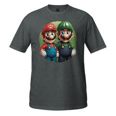 Camiseta Mario and Luigi Green unissex com mangas curtas - BraveBeasts