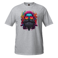 Camiseta modern bearded man unissex com mangas curtas - BraveBeasts