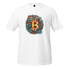 Camiseta Bitcoin unissex com mangas curtas - comprar online