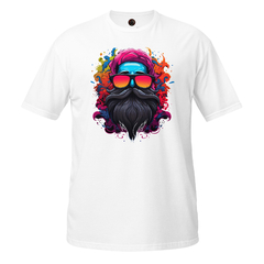 Camiseta modern bearded man unissex com mangas curtas