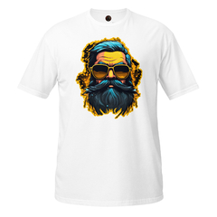 Camiseta modern bearded man yellow unissex com mangas curtas - BraveBeasts