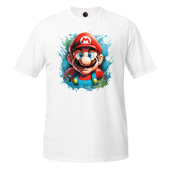 Camiseta Mario Splash unissex com mangas curtas