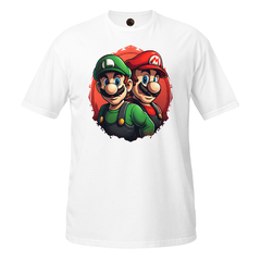 Camiseta Mario and Luigi Red unissex com mangas curtas - BraveBeasts