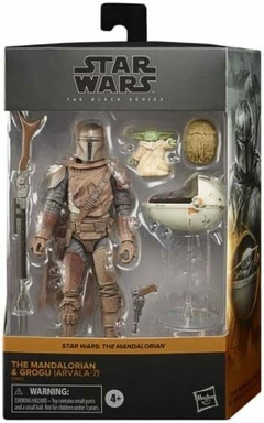 Star Wars The Black Series The Mandalorian & Grogu (Arvala-7) Exclusive 6" Action Figure