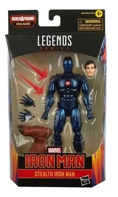 Boneco Marvel Legends Build A Figure Iron Man Stealth F0357