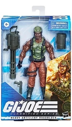 G.I. Joe Classified Series, Figura Especial de 15 cm - Heavy Artillery Roadblock - comprar online