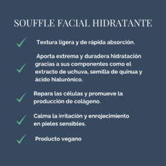 Hidratante facial tipo soufflé 50ml - Yaku ecotienda