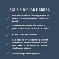 Agua micelar infusión herbal 180 ML - Yaku ecotienda