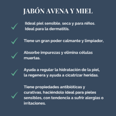 JABÓN AVENA Y MIEL - Yaku ecotienda