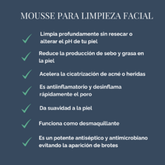 Mousse para limpieza facial - tienda online