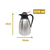 Jarra Térmica Garrafa Inox 1270ml Cafeteira E Chaleira