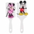 Kit 2 Escovas De Cabelo Disney Minnie & Mickey Marco Boni (MB7121-7122V)