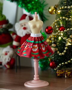 Santa Claus Red Christmas Skirt