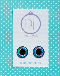 Eyechips pra Blythe EYEB025M Holográfico Azul