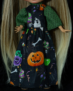 Vestido Halloween Preto na internet