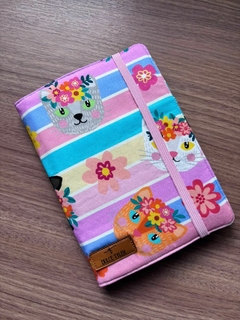 Capa pra Kindle - Gatos e Flores - Dulce Tyler Dolls & Studio