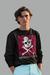 Crewneck Bear Skull Fucsia