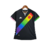 Camisa Vasco da Gama II Edição Especial LGBTQIAPN+ 23/24 KAPPA FEMININA - Preta com detalhes na faixa nas cores de um Arco-íris