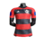 Camisa Flamengo I 23/24 Jogador Masculina - Vermelha e preta com detalhes em branco com todos os patrocinio na internet