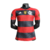 Camisa Flamengo I 23/24 Jogador Masculina - Vermelha e preta com detalhes em branco com todos os patrocinio - comprar online