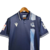 Camisa Real Sociedad II 23/24 - Torcedor Macron Masculina - Azul com faixa em branco na lateral - CAMISAS DE FUTEBOL | Olé FutStore