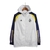Jaqueta Corta-Vento Real Madrid 23/24 - Masculina Adidas - Branca com detalhes em azul e amarelo