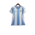 Camisa Seleção da Argentina I 24/25 - Torcedor Adidas Feminina - Branca com listras em azul