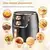 Air Fryer Fritadeira Eletrica Sem Óleo 6,5l 1500w 110v Preto - Coibeu na internet