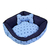 Cama Pet de Canto Luna Top Extra Grande Realeza Azul