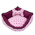 Cama Pet de Canto Luna Top Extra Grande Realeza Rosa