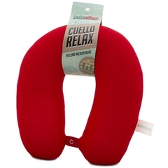 CUELLO RELAX MICROPERLAS ROJO