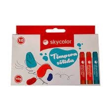 TEMPERA SOLIDA SKYCOLOR X10 SURTIDA