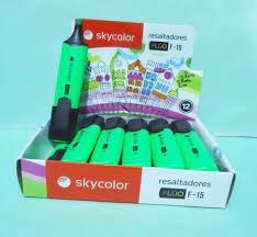 RESALTADOR SKYCOLOR F-15 FLUO VERDE