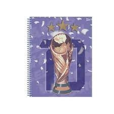 CUADERNO ESPIRALADO CAMPEONES 21X27CM 100HJS