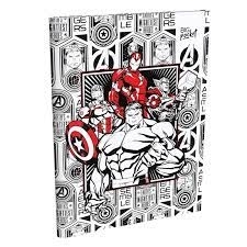 CUADERNO ABROCHADO AVENGERS HISTORIETA 16X21CM 48HJS