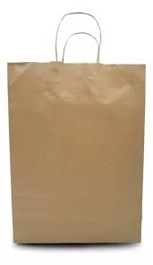 BOLSA CON MANIJA KRAFT 35X45