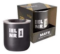 MATE ACERO INOXIDABLE MASCULINO NEGRO