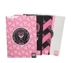 CUADERNO ABROCHADO INTER MIAMI 16X21CM 48HJS